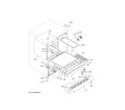 GE ZIBI240HCII cabinet & shelves diagram