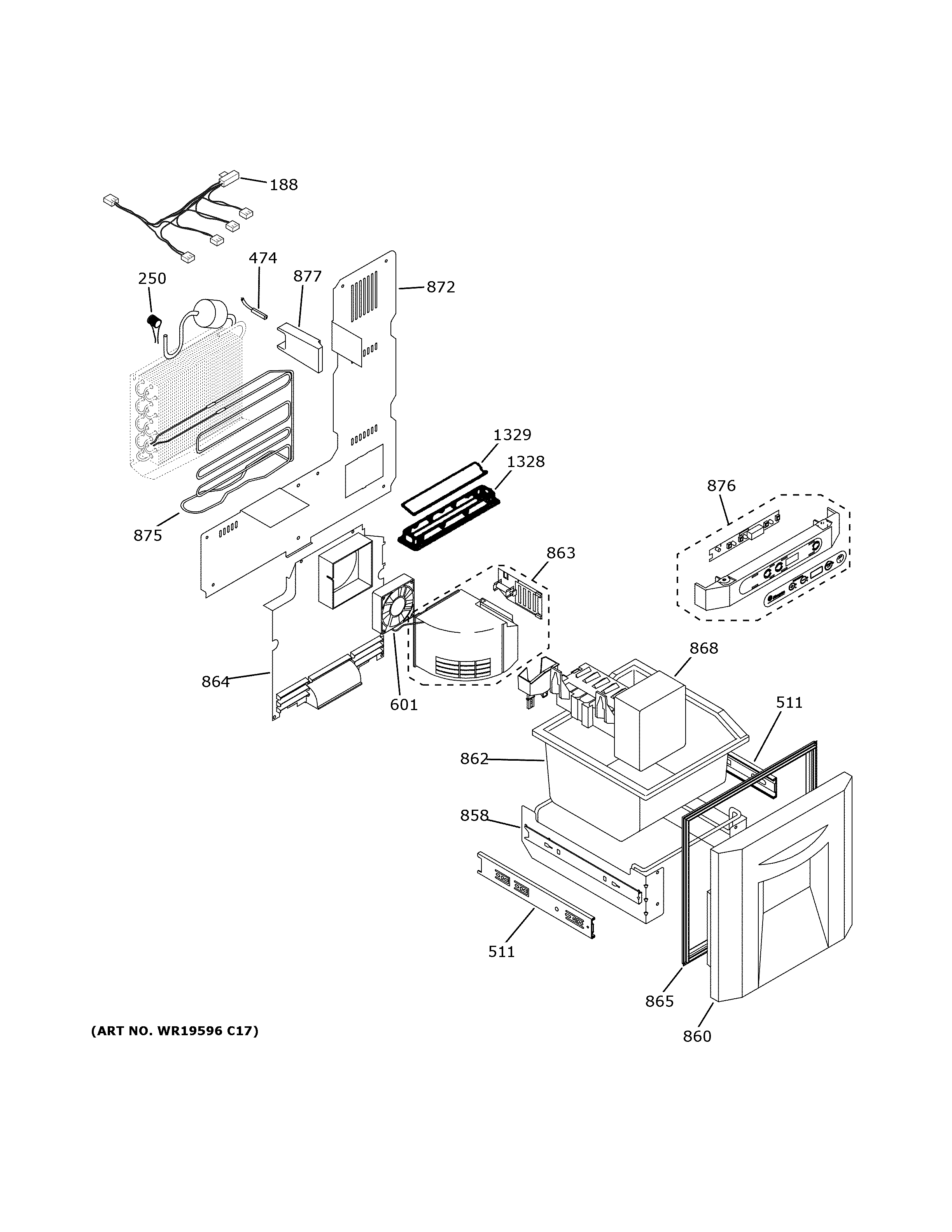 Freezer controls & components