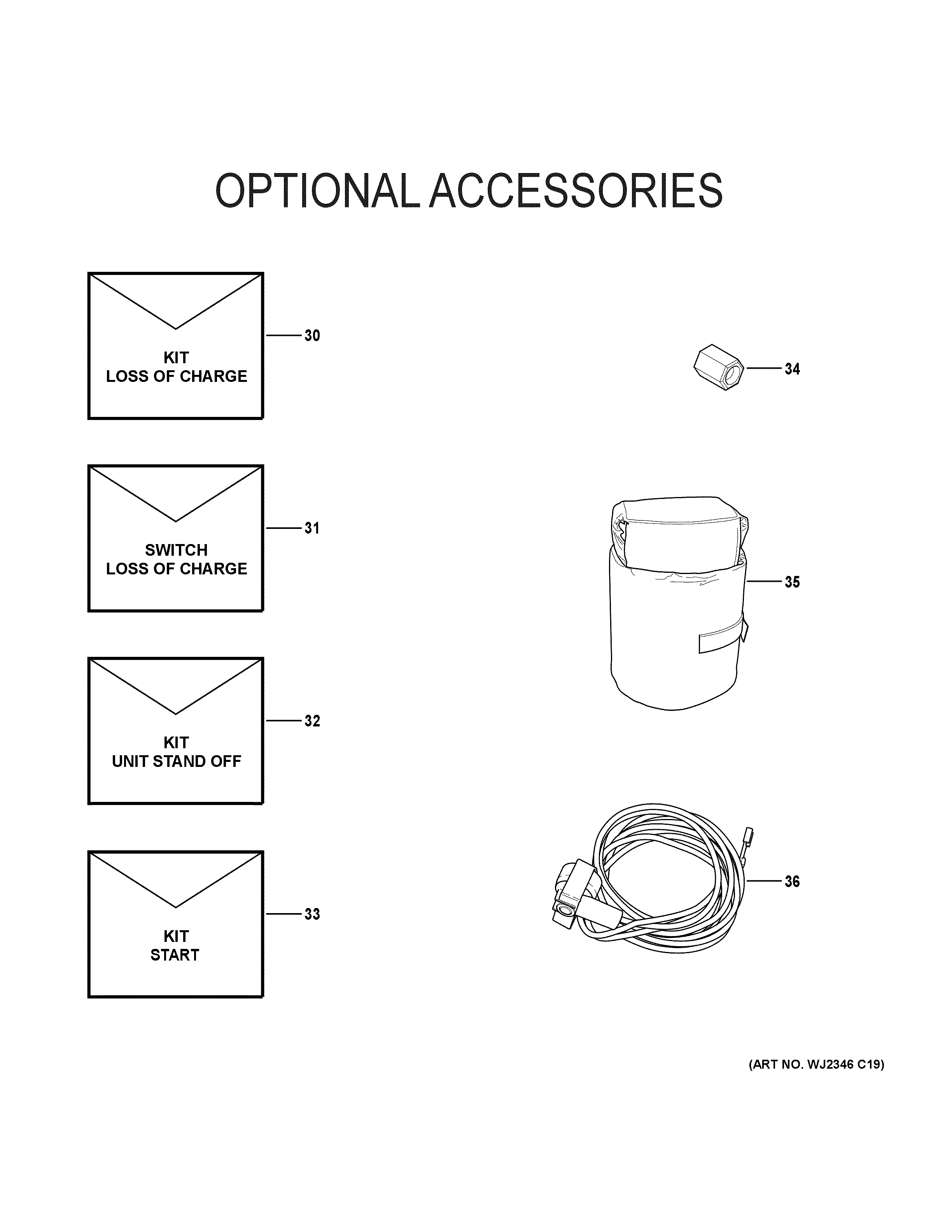Optional accessories