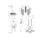 GE NS17H18SA400 room air conditioner diagram