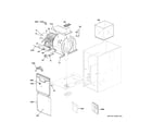 GE NF95X080S4C02 cabinet (1) diagram