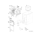 GE NF95X100S5C02 cabinet (1) diagram