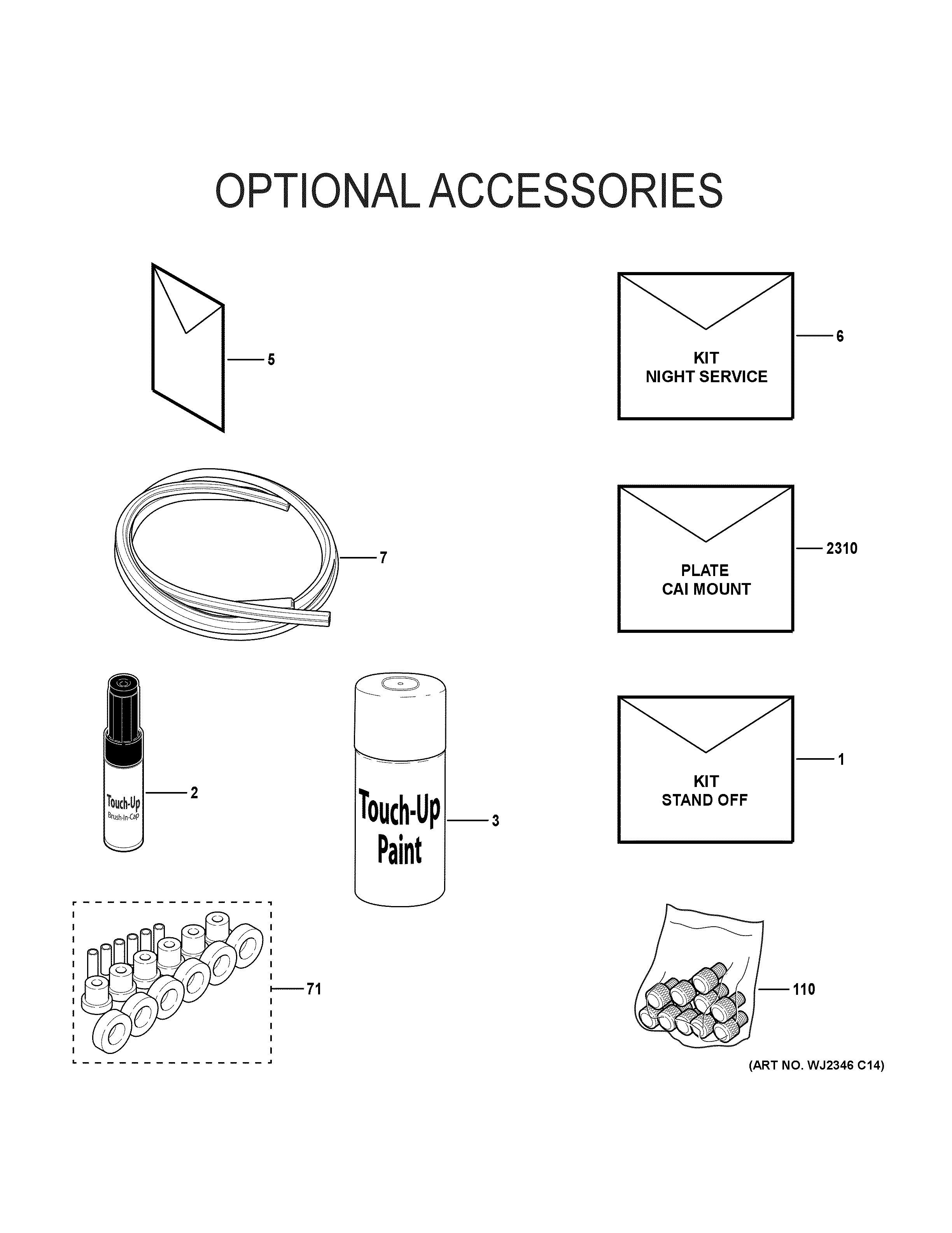 Optional accessories