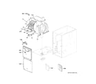 GE NF80L090S4B51 cabinet (1) diagram