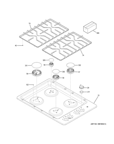 Control panel & cooktop