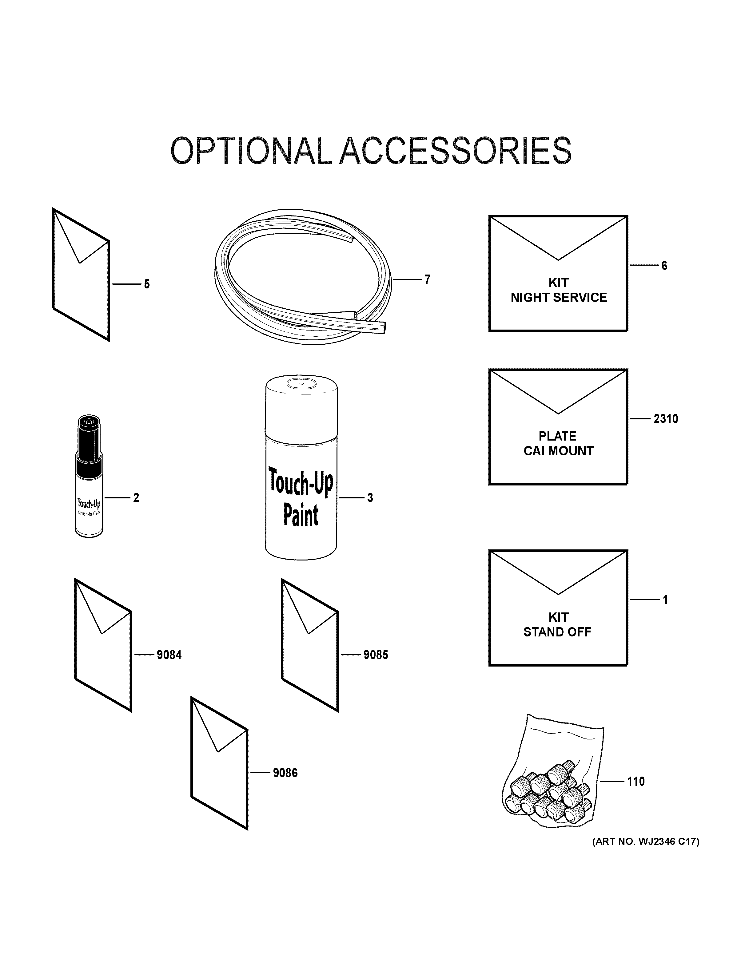 Optional accessories
