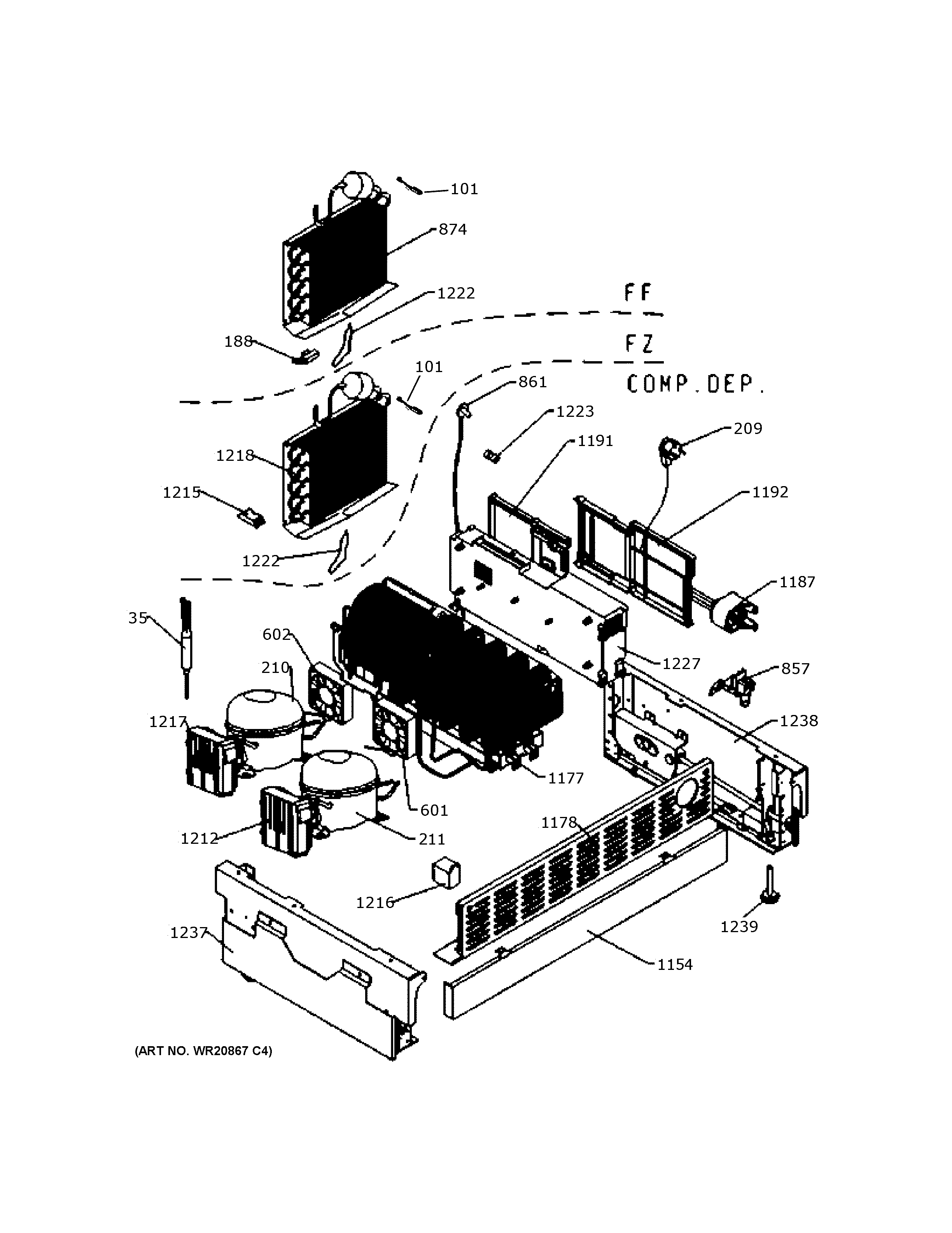 Machine compartment