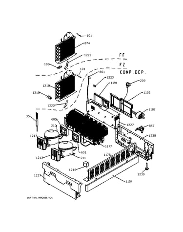 Machine compartment