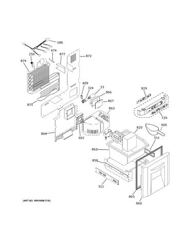 Freezer controls & components