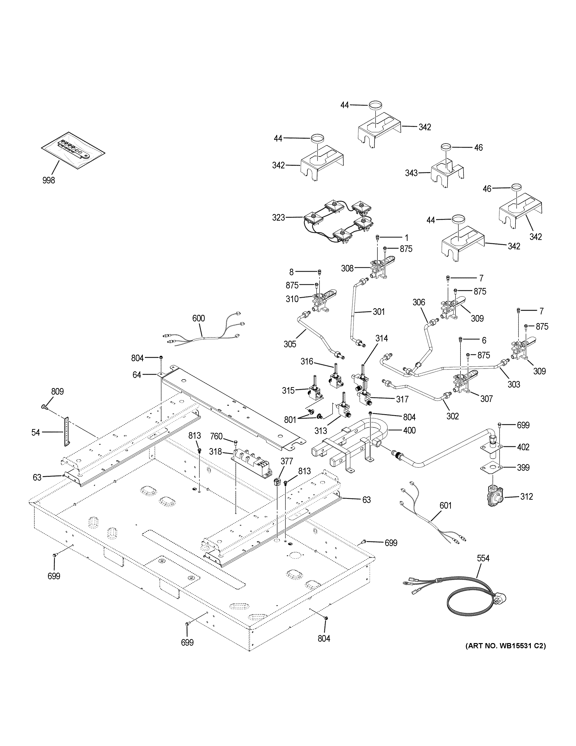 Gas & burner parts