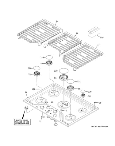 Control panel & cooktop