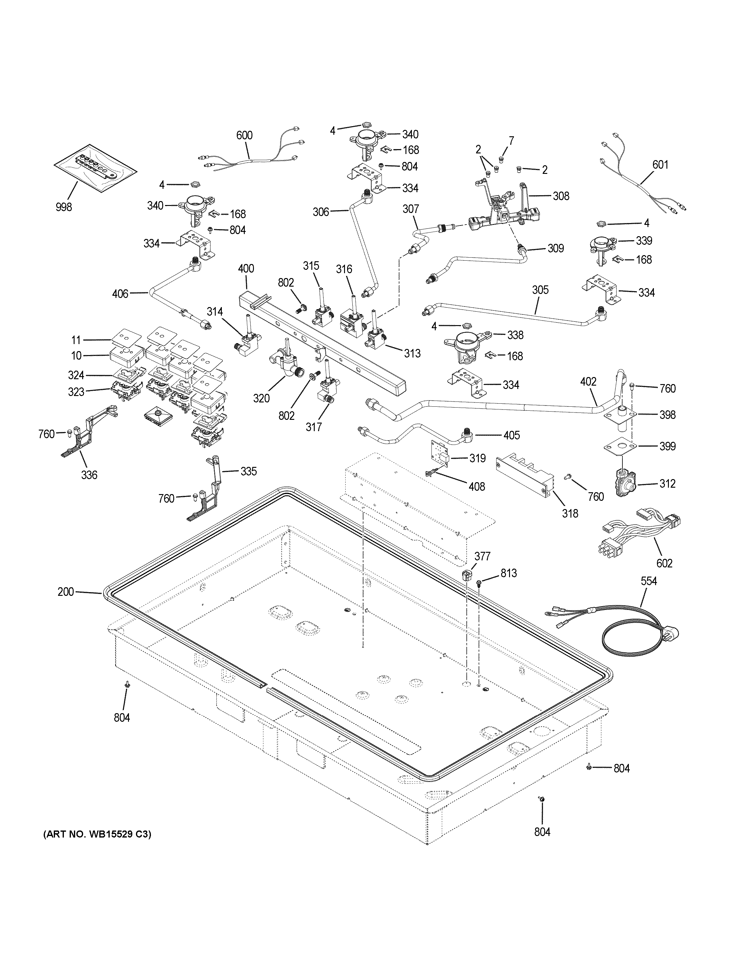 Gas & burner parts
