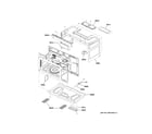 Hotpoint RVM5160DH8WW oven cavity parts diagram