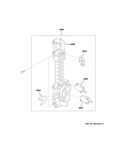 Latch board parts