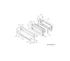 GE CES750M2N1S5 upper door diagram