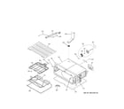 GE CES750M2N1S5 upper oven diagram