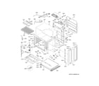 GE CES750M2N1S5 lower oven diagram