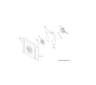 GE CES750M2N1S5 convection fan diagram