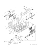 Upper rack assembly