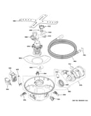 Motor, sump & filter assembly