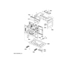 GE JVM6175EK5ES oven cavity parts diagram