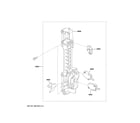 GE JVM6175EK5ES latch board parts diagram