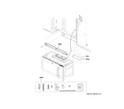 GE JVM3160DF8BB installation parts diagram