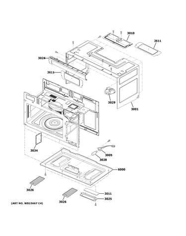 Oven cavity parts