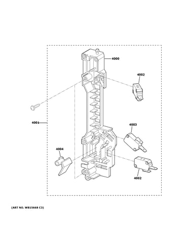 Latch board parts