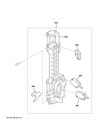 Latch board parts