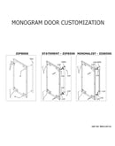 Monogram door customization