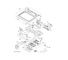 GE PTW900BPT0RS top panel & lid diagram