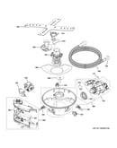 Motor, sump & filter assembly