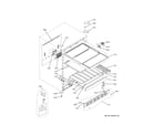 GE ZDBR240NEBS cabinet & shelves diagram