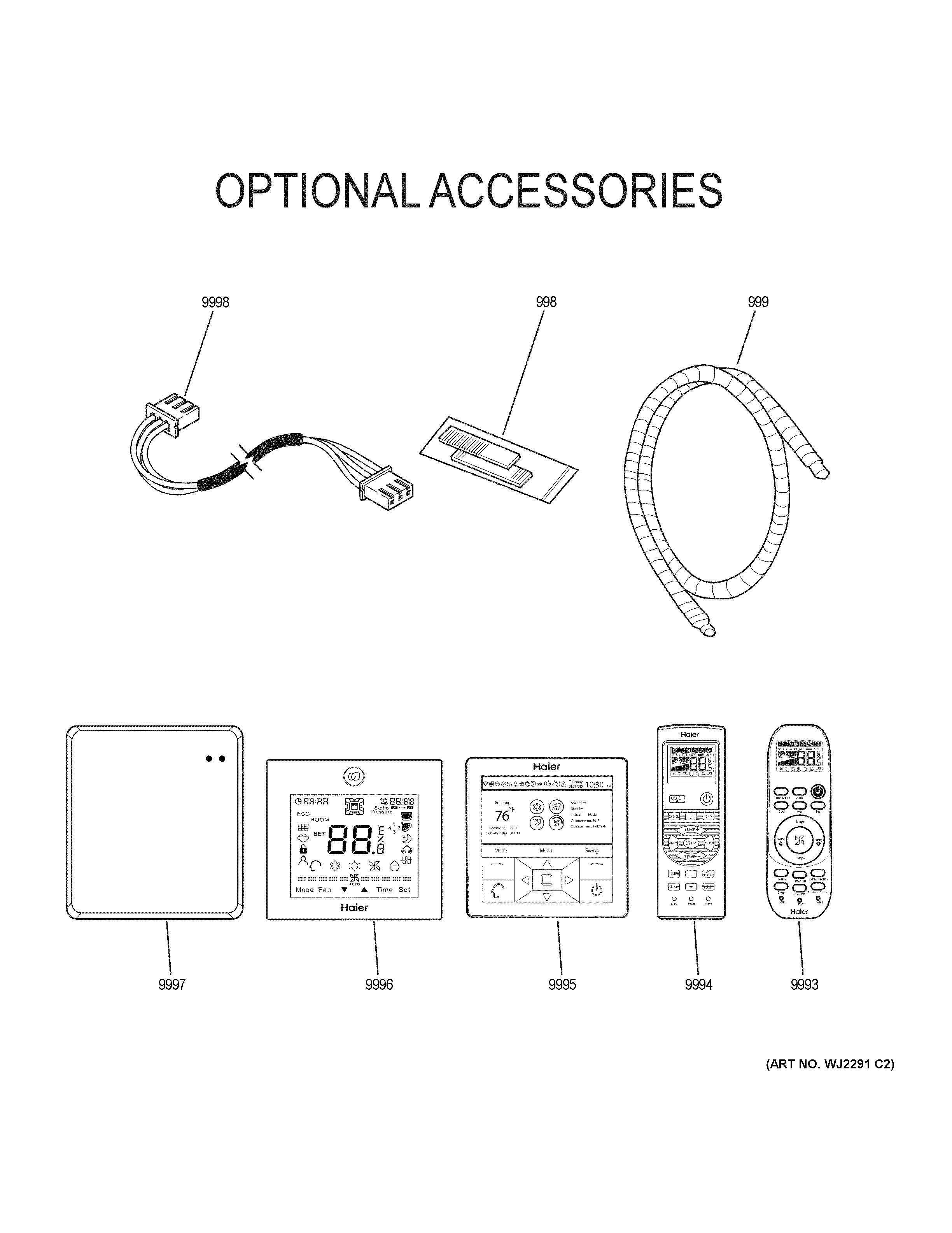 Optional accessories