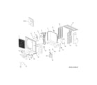 GE ASH124CRDWA1 room air conditioner diagram