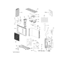 GE ASH112CRDDA1 room air conditioner diagram