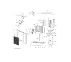 GE ASH109PRDBB1 room air conditioner diagram