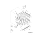 GE ZDWI240HAII cabinet & shelves diagram