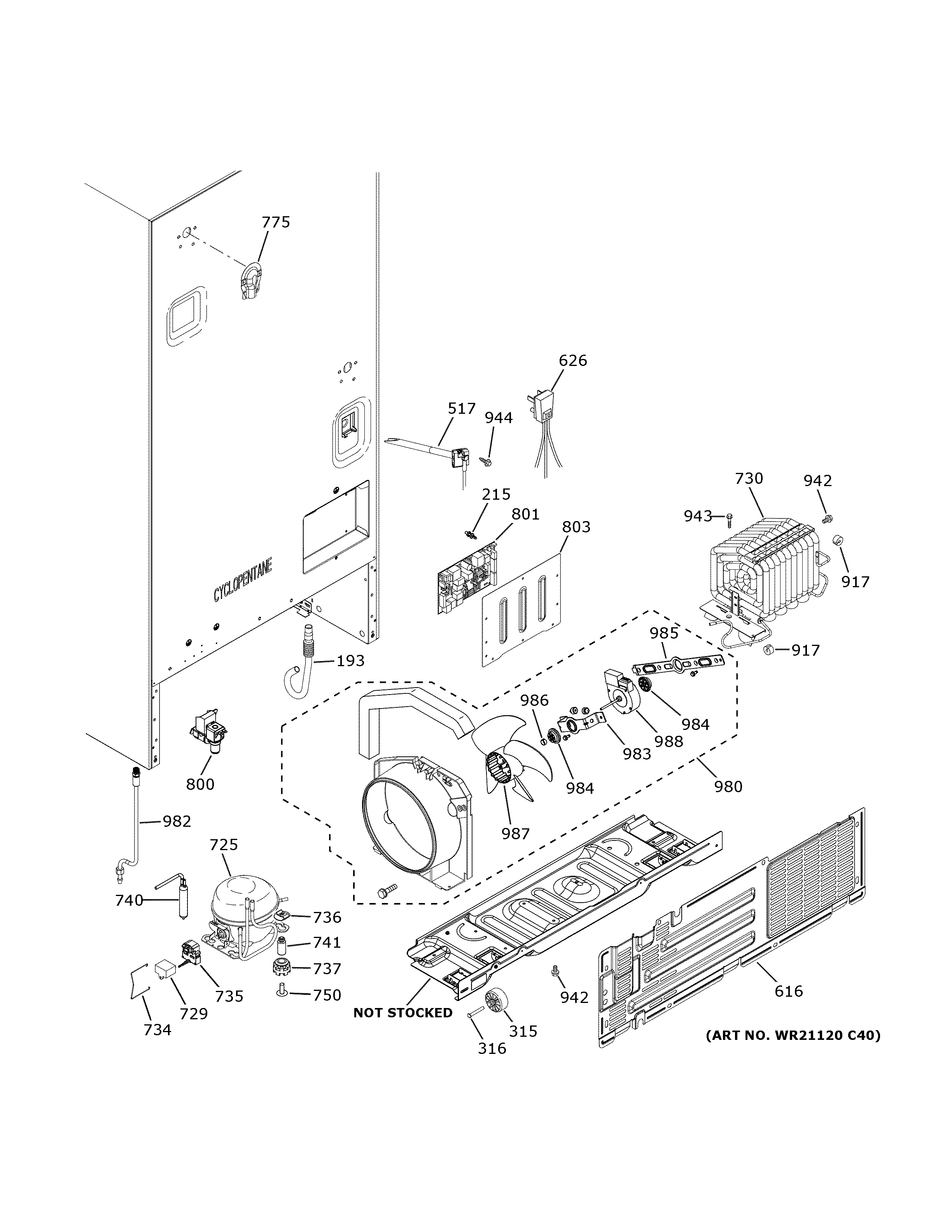 Machine compartment