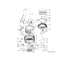 GE GFQ14ESSN0WW tub diagram