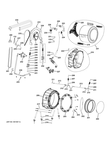 Tub & motor