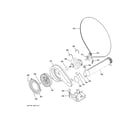 GE GFD55ESMN3WW blower & motor diagram