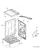 Cabinet & top panel