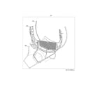 Hotpoint HTX24EASK0WW trap duct assembly diagram