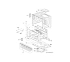 GE ZSC2201J3SS oven cavity parts diagram