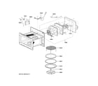 GE CSB913P4N1W2 interior parts diagram