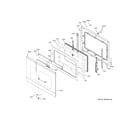 GE CTD90DM2N1S5 upper door diagram