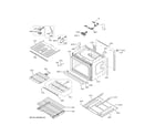 GE CTD90DM2N1S5 lower oven diagram