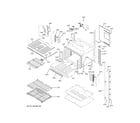 GE ZTDX1DPSN1SS upper oven diagram